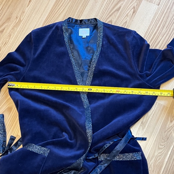 Sublime, cotton velour lined bathrobe, with pockets, Nu by Simons, S, EUC. - Picture 4 of 9